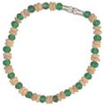 7 Long Coco & Glass Beaded Bracelet