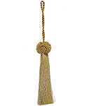 5 1/2 inch Metallic Tassel