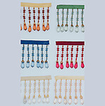 2 1/2 Long Acrylic Beaded Fringe