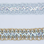 Sequin Lace Iridescent Metallic