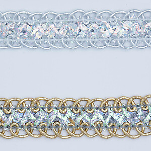 Sequin Lace Metallic