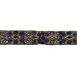 25mm Woven Ribbon With Lurex