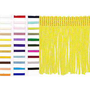 2 Inch Poly Chainette Fringe-10 Yards