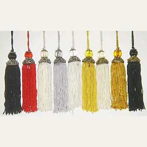 Metallic Cap Tassel