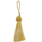 4 inch Metallic Tassel