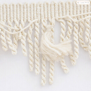Bullion chainette Fringe with Tassels