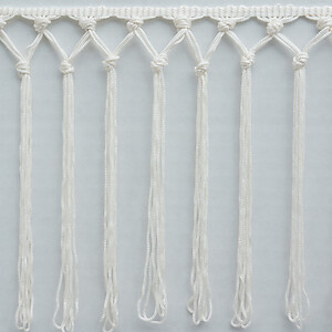 Knotted Looped Chainette Fringe