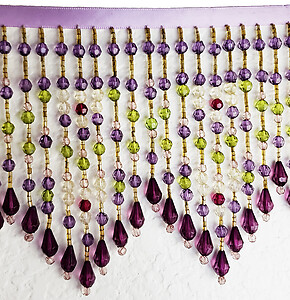 Acrylic Beaded Fringe