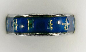 Band Mood Ring with Symbols