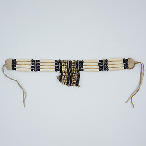 Skull Buffalo Bone Breastplate Choker Necklace Native Jewelry