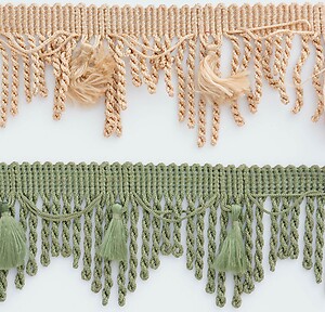 Bullion chainette Fringe with Tassels