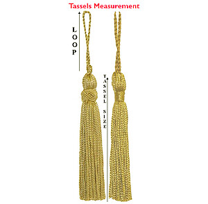 1 inch long Tassel - Custom Color