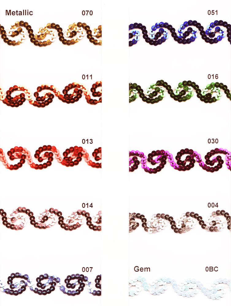 Sequin Trim Lace Hawaii