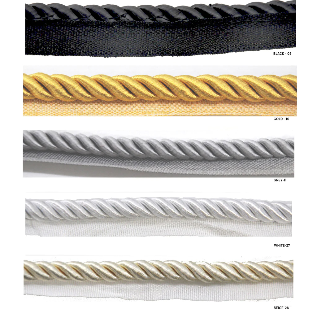 8mm Braided Lip Cord