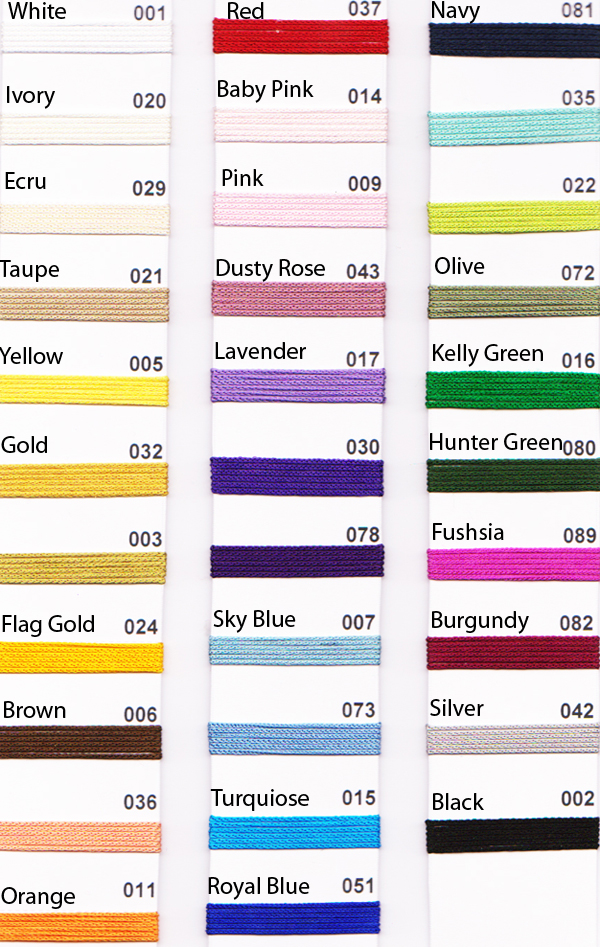 menu chairtie tassel