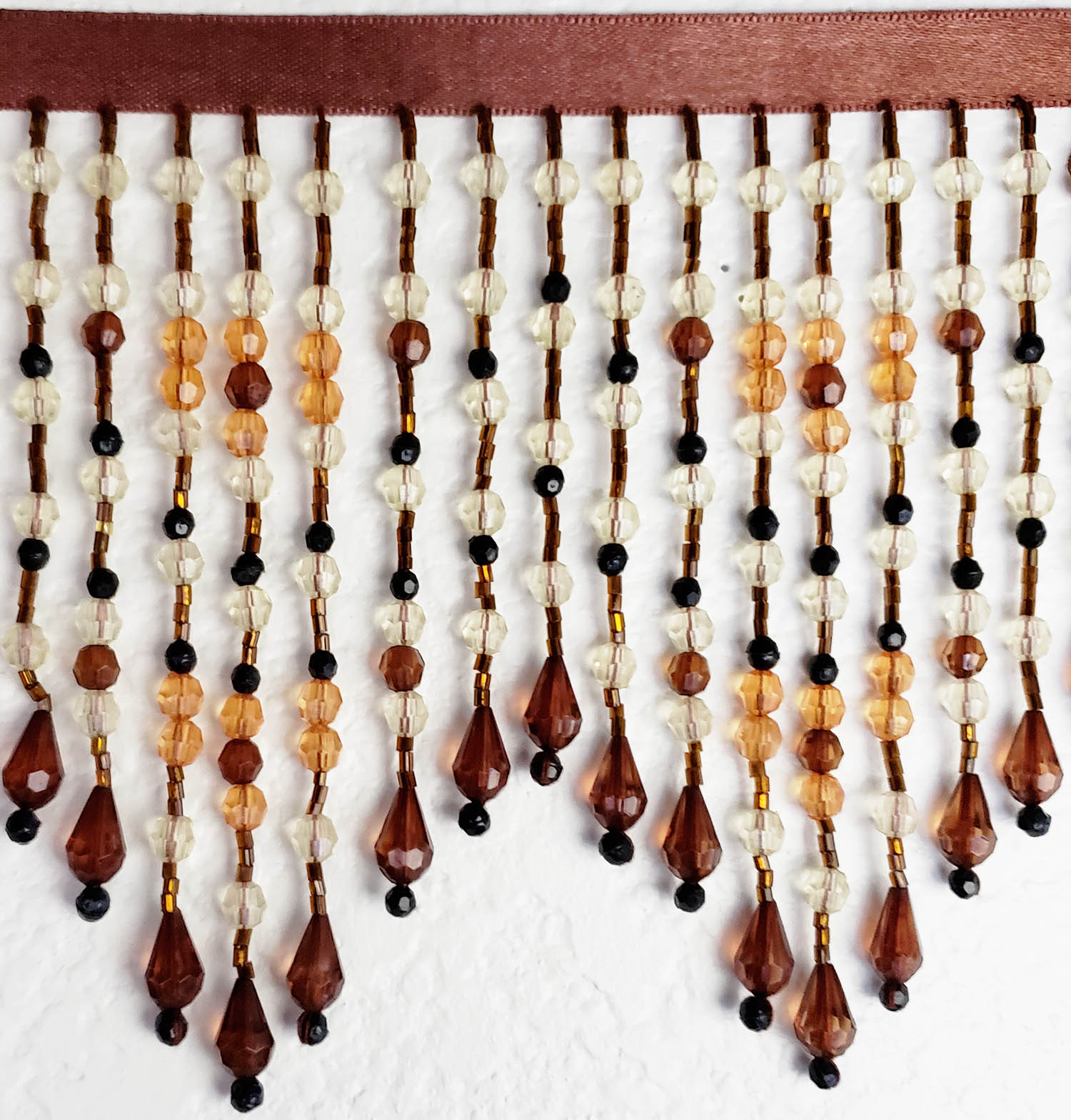 5 inch Acrylic & Glass Beaded Fringe