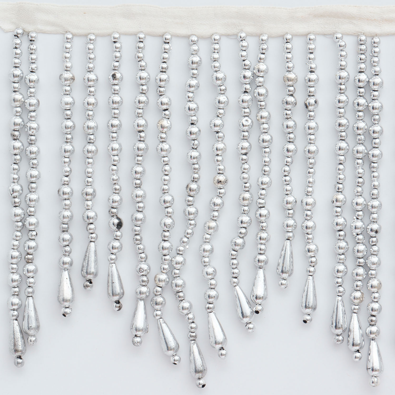 Variegated Metallic Bead Fringe