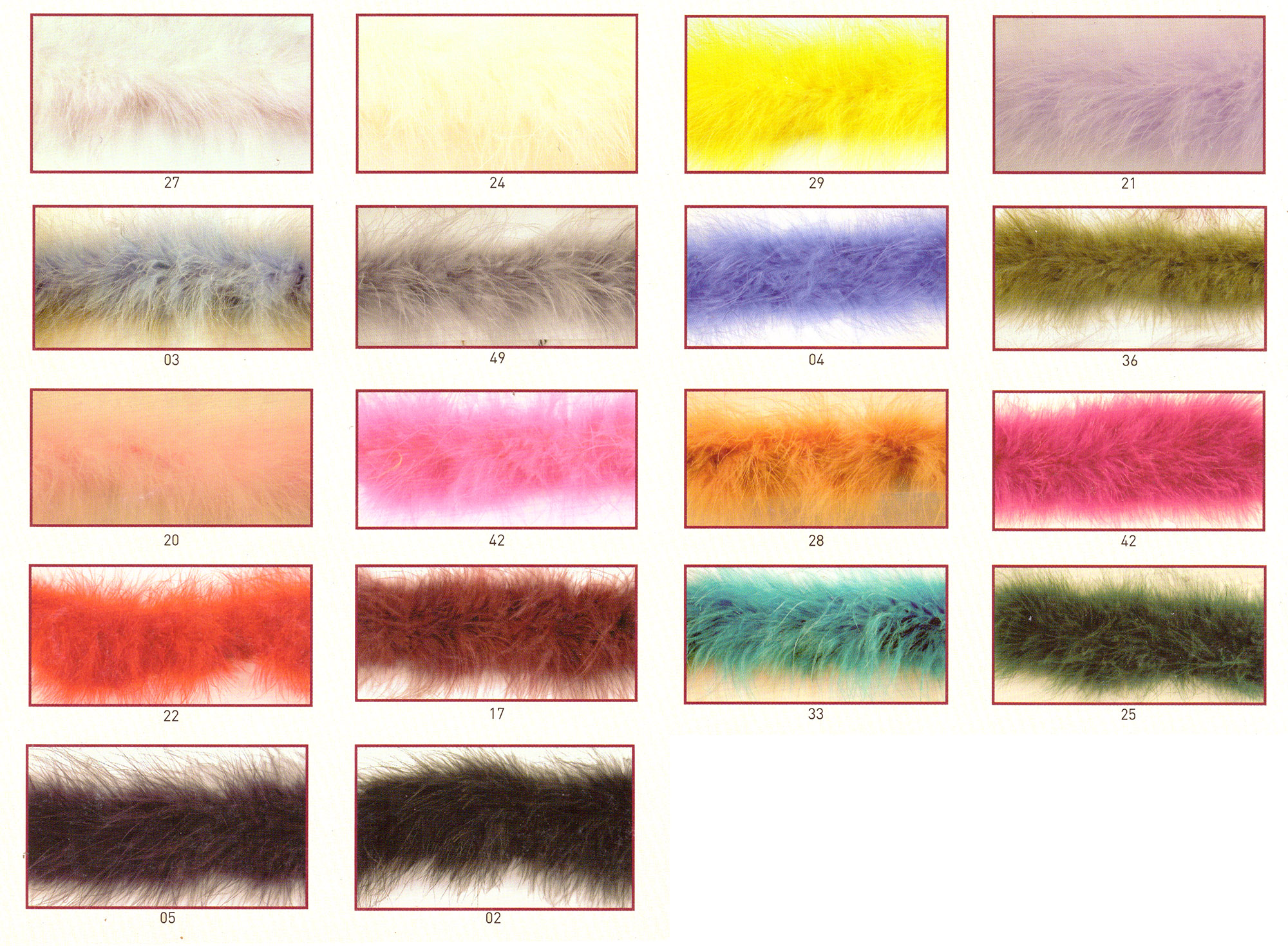 Rooster Feather Fringe