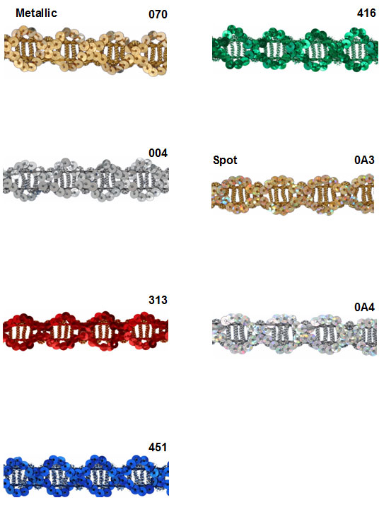 Sequin Trim Lace Chicago