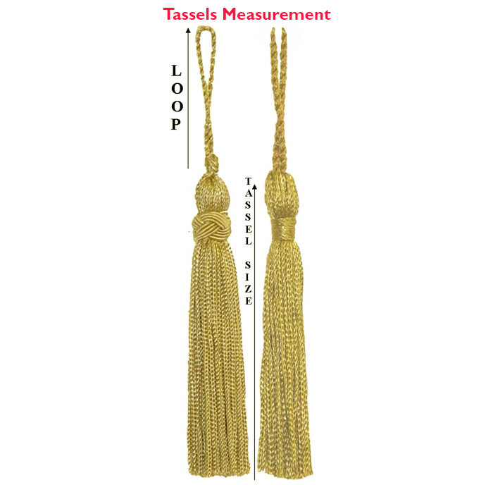 1 inch long Tassel - Custom Color