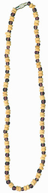 16 Long Coco & Glass Bead Necklace