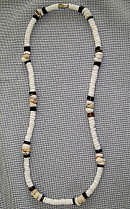 White Clam Shell Tiger Necklace 18