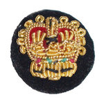 Bullion Crest Button